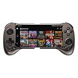 ShanWan Handy Controller für Android/iOS/iPhone15, Smartphone Controller mit Einstellbarer Joystick, Bluetooth Mobile Gaming Controller für PS Remote Play Xbox Cloud Steam Link GeForce NOW Usw (Braun)