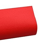 ROYIYI Leder Reparatur Patch Kit Selbstklebende Lederflicken, Selbstklebend Reparaturflicken für Sofa Autositze Taschen, Leder Flicken Repair Lederreparatur, 20 x 30 cm, 34 Farben (Rot C, L)