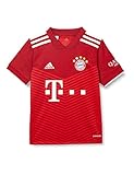 adidas Unisex Kinder Home 21/22 FC Bayern MÜNCHEN T-Shirt, FCB True Rot, 12 Jahre