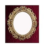 Lnxp WANDSPIEGEL BAROCKSTIL NEU Spiegel Oval in Gold REPRO 45x38 ANTIK BAROCK Rokoko Vintage REPLIKATE NOSTALGISCH Renaissance