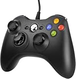 Diswoe Diswoe Controller für Xbox 360, PC-Controller Joystick Gamepad für Xbox 360 & PC, ergonomisches Design Gaming Controller für Xbox 360 Slim & PC mit Windows Vista /7/8/10/X