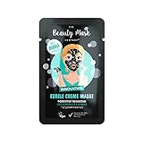 The Beauty Mask Company Aktivkohle & Lakritz Creme Bubble Maske, 1 Sachet, tiefenpflegende Gesichtsmaske für normale Haut, Wellness für zuhause, vegan