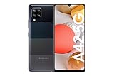 Samsung Galaxy A42 5G Android Smartphone ohne Vertrag, 4 Kameras, großer 5.000 mAh Akku, 6,6 Zoll Super AMOLED-Display, 128 GB/4 GB RAM, 5G Datenverbindung, Handy in Schwarz, deutsche V