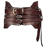 Casiler Steampunk Frauen Vintage Wide Gürtel Männer Ritter Rüstungen Mittelalterliches Viking Pirat-kostüm Für Erwachsene Mittelalterliche Cosplay-zubehör
