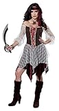 California Costumes Südsee-Sirene Kostüm, braun/creme, S