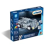 Eitech C232 Metallbaukasten - Speed Racer Modell 3, 435 Bauteile, Modellauto-Bausatz, DIY Lernspielzeug, Rennwagen ca. 18 cm, Konstruktionsspielzeug für Kinder ab 8 Jahren