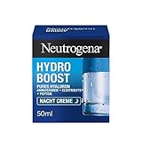 Neutrogena Hydro Boost Nacht Creme regenerierende Gesichtscreme für intensive Feuchtigkeit mit purer Hyaluronsäure für alle Hauttypen
