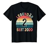 Kinder 2. Geburtstag Legendär Seit 2020 Jahrgang 2 Jahre alt T-Shirt