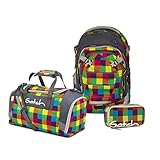 satch Match Schulrucksack Set 3 TLG. (Schlamperbox/Sporttasche) (Beach Leach)