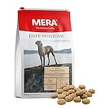 MERA pure sensitive Truthahn & Reis, Hundefutter trocken für sensible Hunde, Trockenfutter aus Truthahn und Reis, Futter für ausgewachsene Hunde, ohne Weizen und Zucker (4 kg)