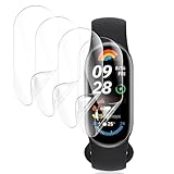 Gelaasso 4 Stück Schutzfolie für Xiaomi Smart Band 9 [Nicht-Glas], 3D Vollständige Abdeckung Flexibilität TPU Folie, Anti-Kratzen HD Klar Flexibel TPU Schutzfolie für Xiaomi Smart Band 9