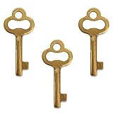 Creative Deco 3 x Schlüssel Ersatzschlüssel für Schmuckkästchen | Holzbox | Perfekt für alle unsere Abschließbare Boxen