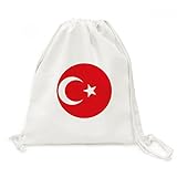 DIYthinker Türkei Nationalflagge Asian Symbol Canvas-Rucksack-Reise Einkaufstaschen