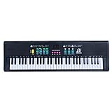 Sunydog 61 Tasten Digitale Musik Elektronische Tastatur Kinder Multifunktionales E-Piano für Klavierschüler mit Mikrofonschnittstelle Musikinstrument