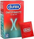 Durex Gefühlsecht Slim Fit Kondome (10 Stück (1er Pack))