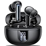 Bluetooth Kopfhörer,Kopfhörer Kabellos Bluetooth 5.3 Sport In Ear Kopfhörer LED Anzeige 42 std Spielzeit mit 4 Mikrofon ENC Anruf Noise Cancelling,HIFI Stereo IP7 Wasserdicht Kopfhörer für iOS Android