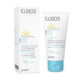 Eubos | HAUT RUHE Sonnenschutz CremeGel LSF 30 + UVA | 50ml | für empfindliche und trockene Kinder- und Babyhaut | Für empfindliche Kinderhaut