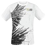 Resident Evil Village - Wings Männer T-Shirt weiß XXL 100% Baumwolle Gaming