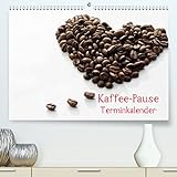 Kaffee-Pause Terminkalender (hochwertiger Premium Wandkalender 2024 DIN A2 quer), Kunstdruck in Hochglanz