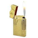 Deluxe Sanji Feuerzeug (Pirate King gleiches Modell + Seitenzündung + Drachenzungenfeuerzeug aus Messing) Rauchen mit einem einzigartigen Feuerzeug Steampunk Sanrio Feuerzeug Butan nachfüllbar (Butang