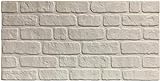 AS Country Stone | Wandverkleidung Steinoptik, 3D Wandpaneele Steinoptik, Styropor-Paneele Backsteinoptik für Innenbereich, Außenbereich, frei gestaltbares Wandpaneel blank | ST White