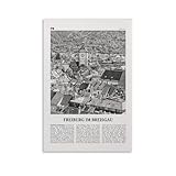LZTEN Freiburg Im Breisgau Druck Schwarzweiß Freiburg Wandkunst Freiburg Poster Freiburg Foto Freiburg Im Breisgau Deutschland Leinwand W