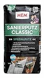 MEM Sanierputz Classic 25 kg grau - Isoputz - Anti-Schimmelputz