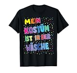 Karneval Kostüm Mein Kostüm ist in der Wäsche T-S