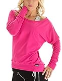 WINSHAPE Damen Longsleeve Freizeit Sport Dance Fitness Langarmshirt, pink, L