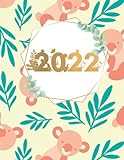 2022: Organizador Semanal Planificador Diario Planner| Intervalos de 15 minutos | Grande Agendas Planificadores Ideal Para Oposiciones, Estudios, Trabajo | 21,59 x 27,94 cm