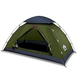 Night Cat Campingzelt für 1 2 Person Mann wasserdichte Rucksackzelte Einfache Einrichtung Leichtgewichtig für Wanderungen im H