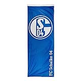 FC Schalke 04 Hissfahne, Fahne Signet 150x400 cm, 10431