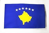 AZ FLAG Flagge Kosovo 150x90cm - Republik Kosovo Fahne 90 x 150 cm - flaggen Top Qualität