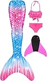shepretty meerjungfrauenflosse mädchen Neuer Mermaid Tail Badeanzug für Erwachsene und Kinder,xiaofen-R3-140