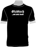 Gladbach .und stolz Drauf!, T-Shirt; schwarz; Unisex; Gr. XXXL