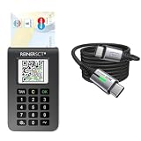 REINER SCT tanJack Photo QR I Chip chipTAN-Tan Generator für Online Banking & INIU USB C Kabel, 100W [2m] PD3.0 Schnellladekabel USB C auf USB C