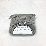 jingru Cartoon Cute Totoro Cat Aufbewahrungstasche Plüsch Weiche Stofftier Geldbörse Kreative Karte Kopfhörer Kordelzug Taschen Geldbörse 17 * 17Cm