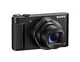 Sony DSC-HX95 Kompakte digitale 18,2 MP Kamera mit 24-720 mm Zoom und 4K-Aufnahme, Schwarz