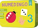 Aritma PS/MS Number – Lernspiel ab 7 Jahren – 7 Nummernspiele – 2 Stufen – Lernen zu zählen von 1 bis 6 – Spielen in der Klasse oder in der Familie – 1-8 Spieler – 15 Minuten – französische V