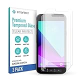 smartect Schutzfolie kompatibel mit Samsung Galaxy Xcover 4s / 4 [3 STÜCK - KLAR] - Tempered Glass 9H Härte - Schutzglas Blasenfrei - Anti Fingerabdruck - Touch Sensitive
