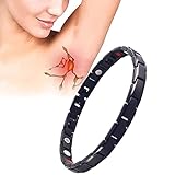 Magnetisches Lymphdrainage-Armband, magnetisches Lymph-Entgiftungsarmband, Imagine Item-Armband, magnetisches therapeutisches Bracelet (Schwarz)