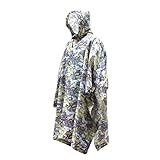 IENPAJNEPQN Tarnung Raincoat Multifunktions-Raincoat Poncho Abdeckung Zelt Wandern Regenkleidung im Freienlager-Regen-Mantel Regenmäntel (Color : Camouflage, Size : One Size)