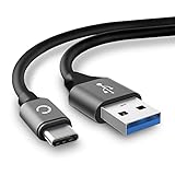 CELLONIC® USB Kabel 2m kompatibel mit Bang & Olufsen BeoPlay A1, A2 Active, P2, P6, BeoLit 17 Ladekabel USB C Type C auf USB C 3.0 Datenkabel 3A grau PVC