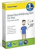 SteuerSparErklärung 2021, Schritt-für-Schritt Steuersoftware für die Steuererklärung 2020, Steuer CD-Rom für macOS, ab Version 10.13 (High Sierra)