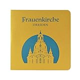 Wunderkarte Dresdner Frauenkirche türkis: 3D, Klappkarte, Midi-format