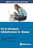 Fit in Deutsch - Diktattrainer 8. Klasse