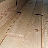 Naturbelassenes Holz 1 Stück A/B - Ware Rahmenholz 21mm x 72mm x 2000mm Fichte Leisten sägerau oder gehobelt Gartenzaun Zaun Kleintiergehege (18x65x2000 gehobelt)