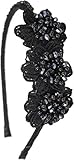 Unbekannt Damen Haarreif Tran Crochet Flower Blumen Perlen Haarschmuck Haarreif: One Size; Applikation: ca. 11cm x 4cm