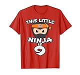 9. Geburtstag Dieser kleine rote Ninja ist 9 Jahre Junge Mädchen lustig T-Shirt