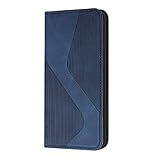 Leder-Schutzhülle mit Magnetschnalle und Kartenfach, für Samsung Xcover 4/4S, Blau